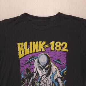 Blink 182 Band Short Sleeve Casual Graphic T-Shirt Adult Mens Size S Black 16279